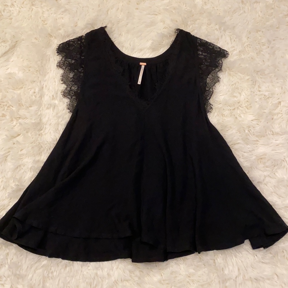 Free People Lace Tank Top